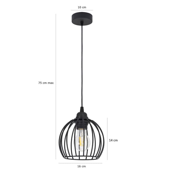Tornado OB1 lampe sort