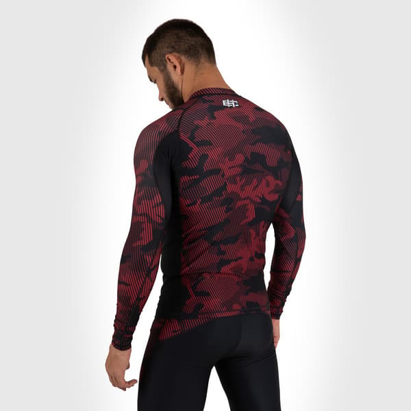 Herre langærmet rashguard HAVOC 2XL SORT