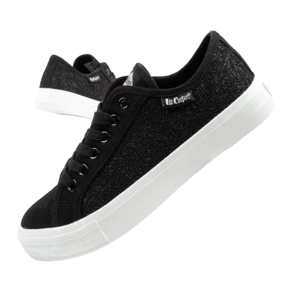 Lee Cooper Canvas Lady Sort [LCW-25-31-3421L] størrelse 38