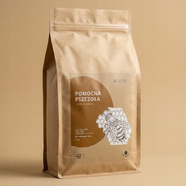 CRAFTBE Kaffebønner Hjælpsom Bi 1kg