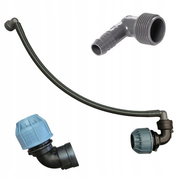 Sprinkler fleksibel tilslutning 3/4" og albue 25"