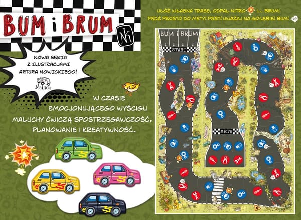 BOOM ja BRUM. Pikkulasten ralli