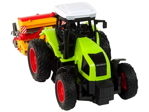Jordbrukstraktor med balpress R/C 1:16 Grön
