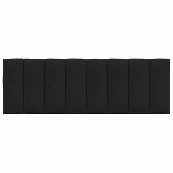 vidaXL hovedgærdehynde, sort, 140 cm, stof