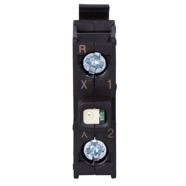 M22-ledc-R diode, rød LED-diode, monteret i bunden