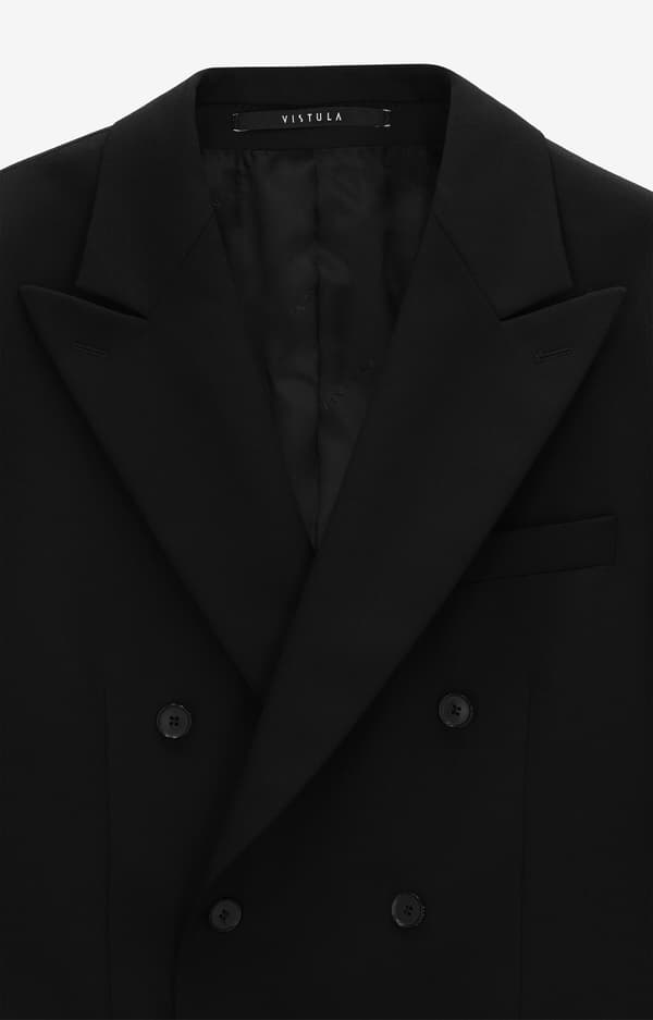Slimfit uldjakke 54