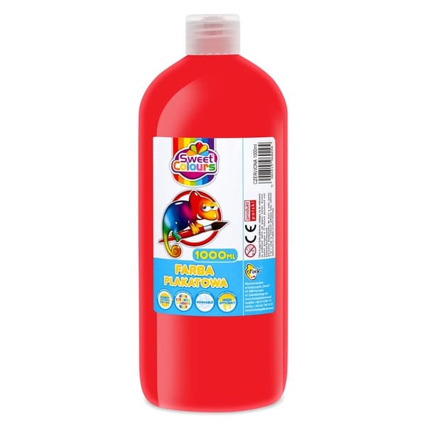 Punainen julistemaali 1000ml