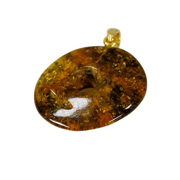 Cognac rav vedhæng - Baltic Amber Smykker