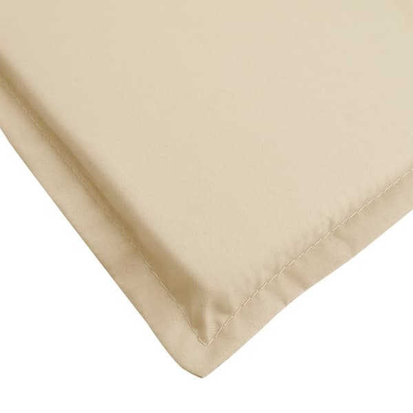 vidaXL Solstolsdyna, Beige, 200x70x3 cm, Tyg