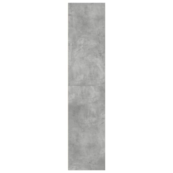 vidaXL Högskåp, grått, 30x41x185 cm, träbaserat material