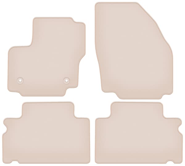 PREMIUM beige gulvmåtter til: Ford Galaxy MK2 minivan 2012-2015