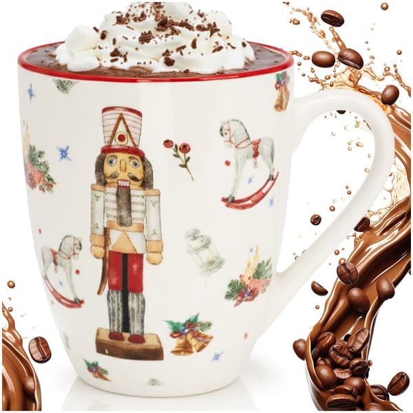 Porcelænskop nøddeknuser 320 ml