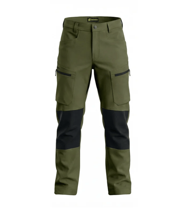 Sorona CARGO PRO Bosafety gröna 48 elastiska bekväma arbetsbyxor
