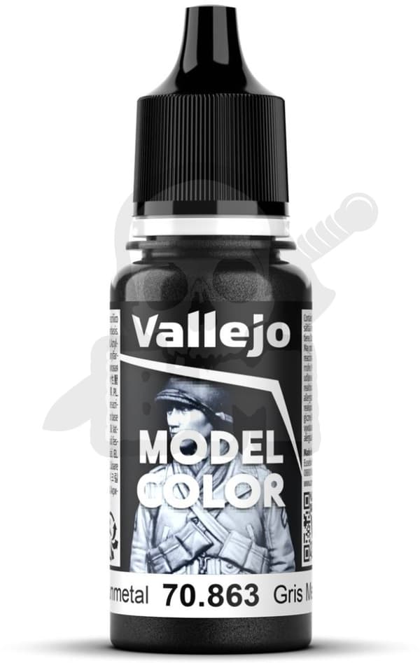 VALL-70863 Malliväri 17ml Asemetallinharmaa