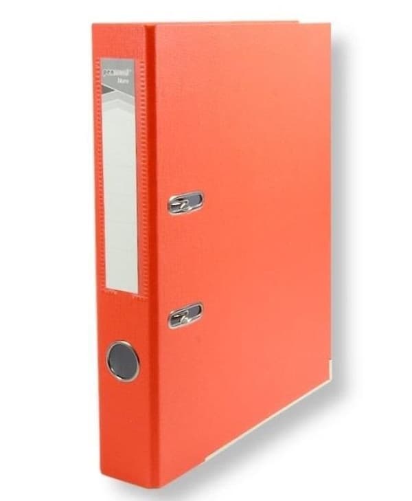 A4-pärm med fäste 5 cm orange