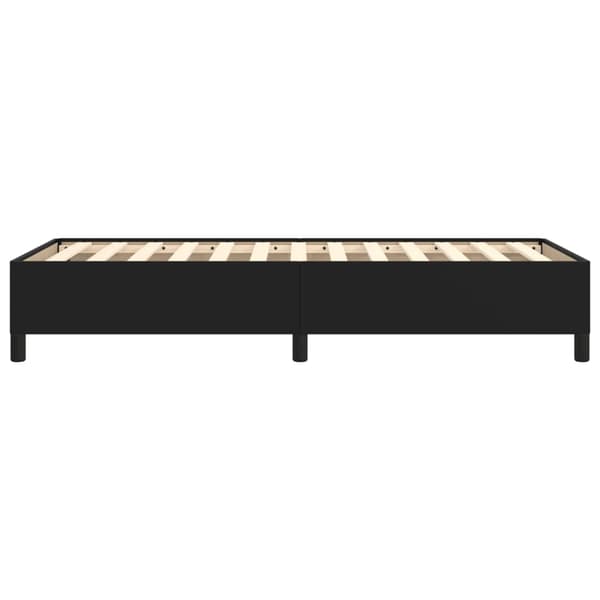 vidaXL sengestel sort 90x200 cm kunstlæder