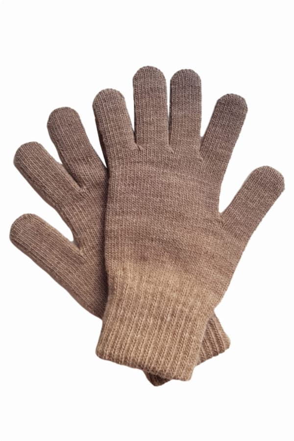 HANDSKER*04 dame vinterfarve mørk beige
