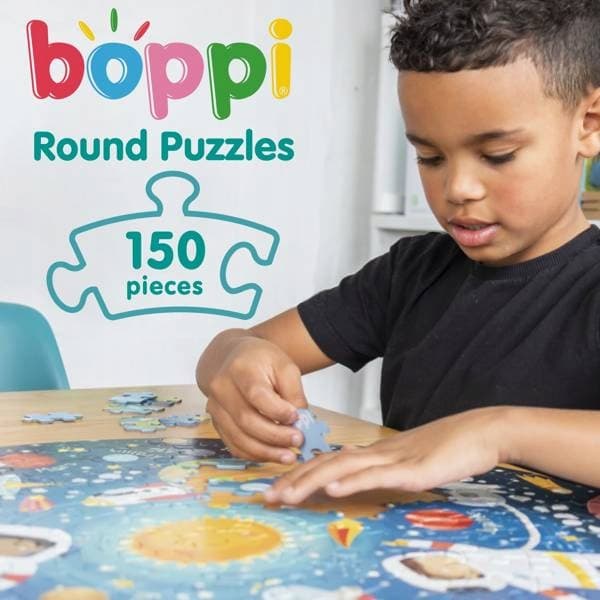 Boppi världskarta runt pussel, 150 bitar