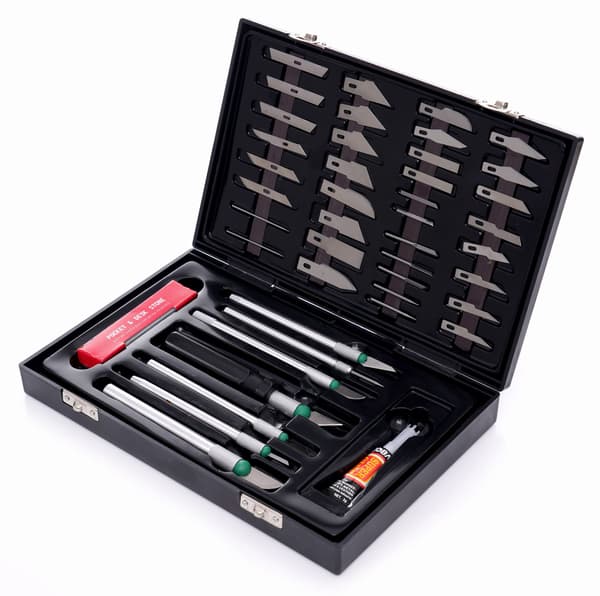 Sæt med modellerknive 56 dele KD10595