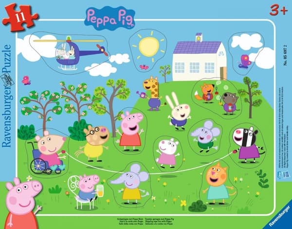 Peppa Pig -palapeli, minne se laitetaan?