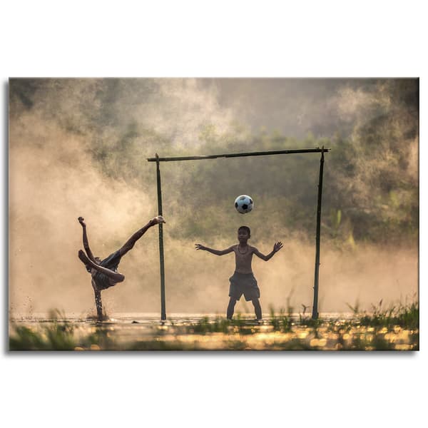 Canvastavla Ungdomsfotboll 120x80 cm