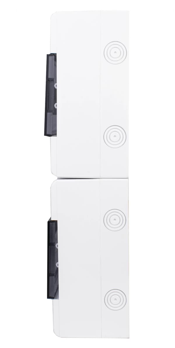 Modulär elcentral Ytmonterad 2x18 N+PE SRn 36 ABS PC Vit