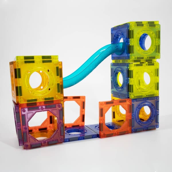MAGNETISKE KLOKKE Kuglebane Rutsjebane 80 stk.