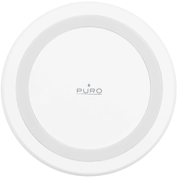 Trådløs oplader til Android iPhone smartphones 15W - hvid