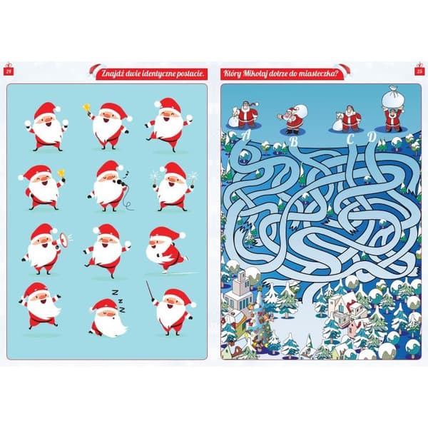 Jultomtens gåtor pussel för barn