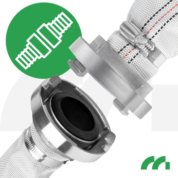 Brandslange til septiktanke, 20m 2", Maltec MasterHose200