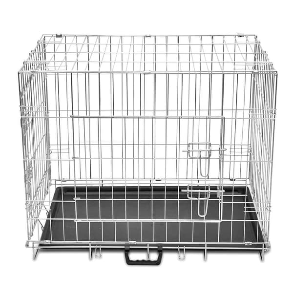 vidaXL foldbart metalhundebur størrelse L