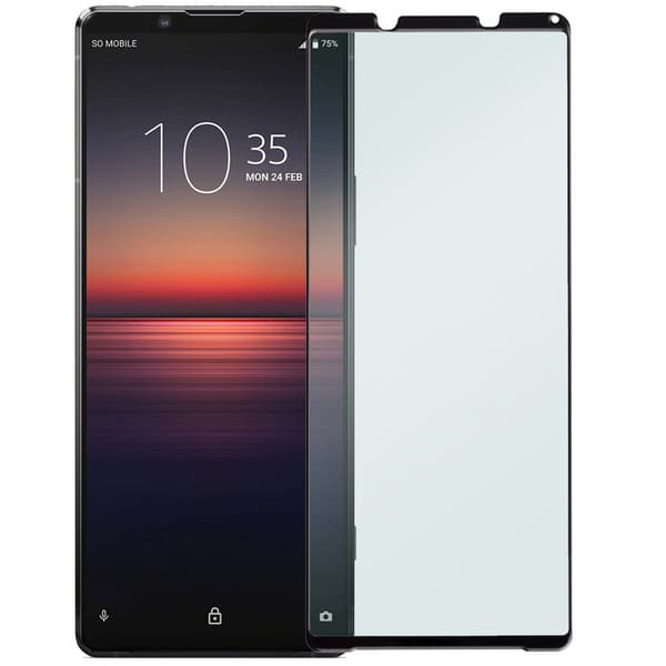 ERBORD 3D Hærdet Glas til Sony Xperia 1 II - Sort