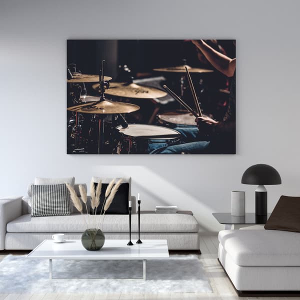Canvastavla Musiktrummor Gary 60x40