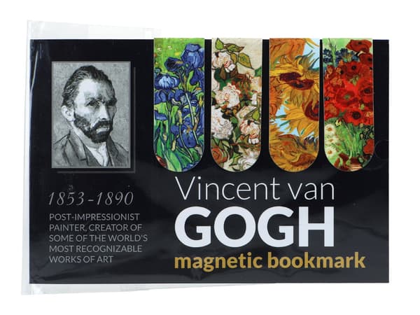 Carmani, set med 4 magnetiska bokmärken - VAN Gogh