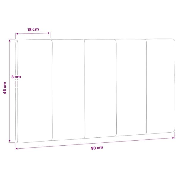 vidaXL Sängynpäädyn tyyny vaaleanharmaa 90 cm sametti