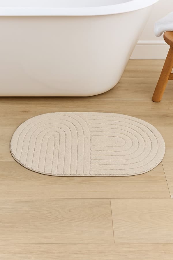 Tæppe 50x80cm boho beige Sienna