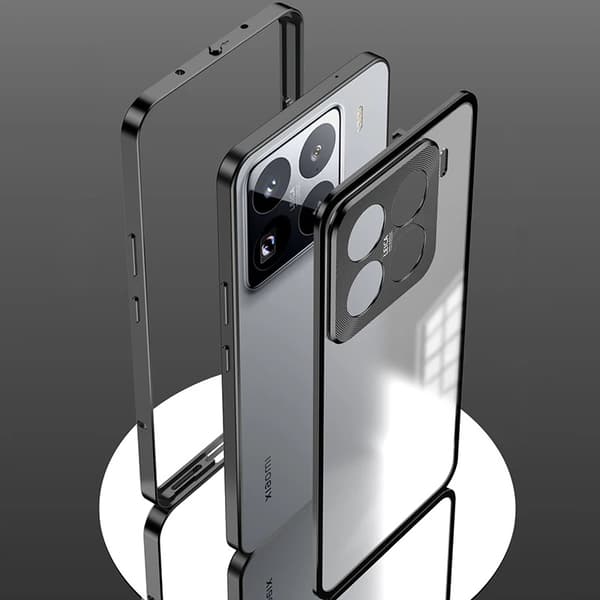 Etui til Xiaomi 15, Frame Cover, sort