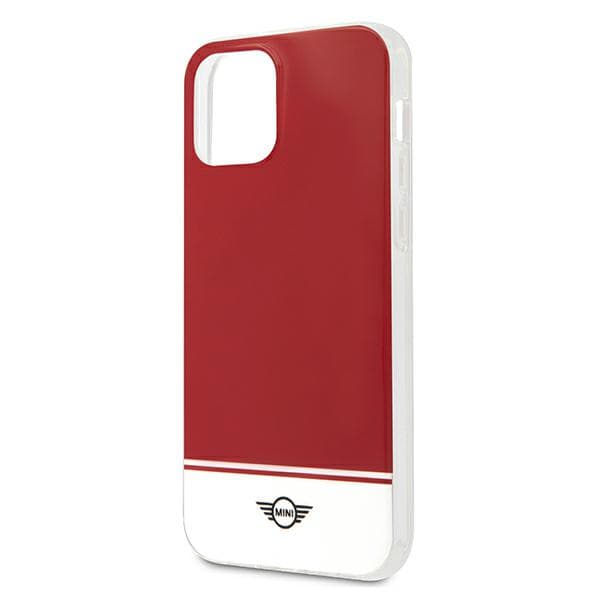 Mini Stripe Collection-skal till iPhone 12 Pro Max, röd