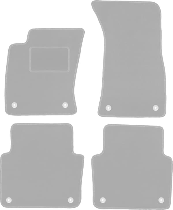 Grå bilmåtter til: Audi A8 D3 sedan (2002-2009)