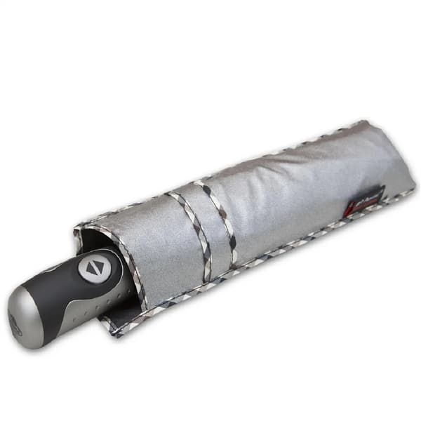 Damparaply, helautomatiskt, silvermetallic
