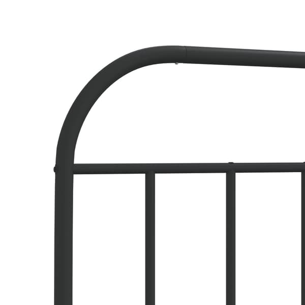 vidaXL metalsengegavl sort 75 cm