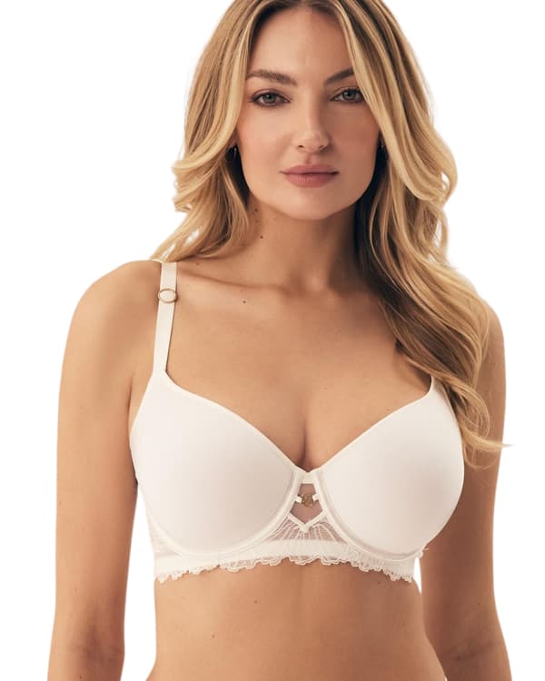 Briana Esotiq Vadderad BH | Vit 65G