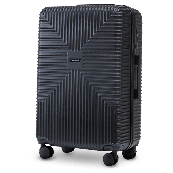 Stor kuffert WINGS PC ECO JACKDAW 28" SORT