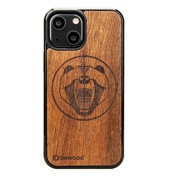 Træcover til iPhone 13 Mini MERBAU BJØRN