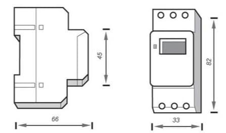 Elektronisk timer LCD-schema 3600W