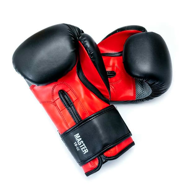 ALLRIGHT MASTER BOXNINGSHANDSKAR 10oz PU svart/röd 1092E