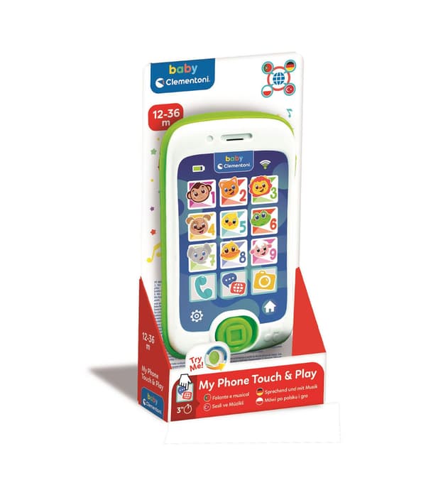 Talende smartphone. Touchskærm.