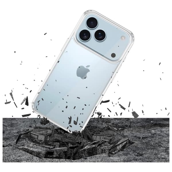 3MK Armor -kotelo iPhone 17 Prolle, läpinäkyvä