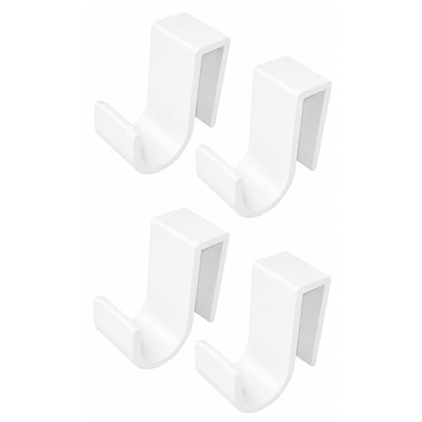 Set med 4 kylarhängare 20 mm vita