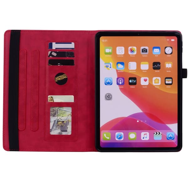Flip-etui til Lenovo Tab M11, blomst, rød